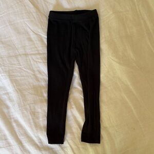 Kyte BABY Ribbed Black Leggings 2T